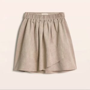 Aritzia Wilfred Free Nescher Faux Suede Skirt